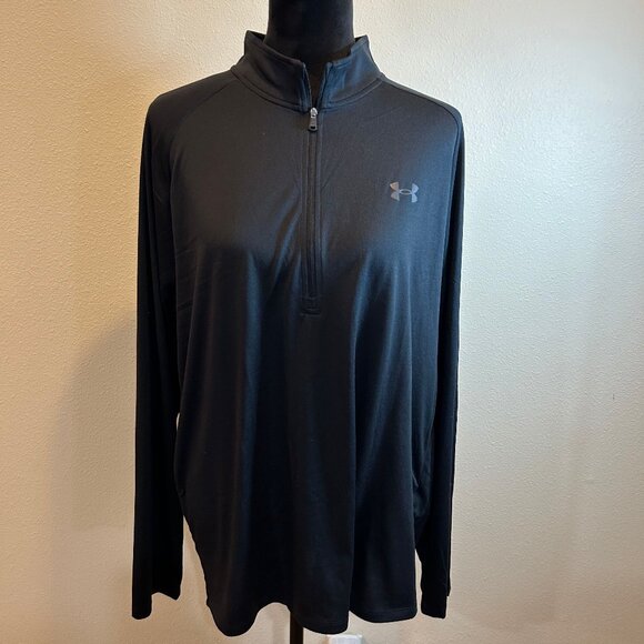 UA Tech™ Men's ½ Zip Long Sleeve - Picture 1 of 5